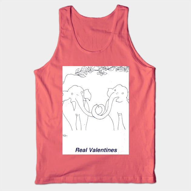 Real Valentines Tank Top by Gnanadev